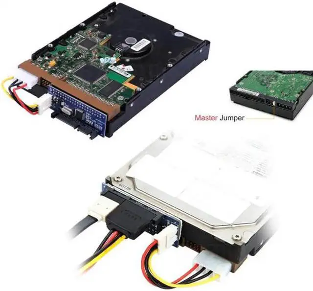 Alt view image 6 of 7 - EP-046 IDE/PATA 40Pin Disk to SATA Female Converter Adapter PCBA for Desktop3.5" Hard Disk Drive