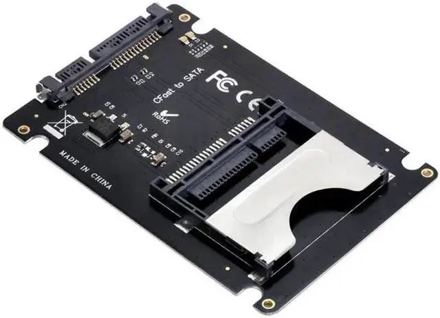 Alt view image 3 of 7 - SA-058 CFast 2.0 to SATA Card Adapter 2.5" Case SSD HDD CFast Card Reader for PC Laptop