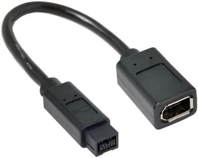 Alt view image 5 of 7 - CA-012 IEEE 1394 6Pin Female to 1394b 9Pin Male Firewire 400 to 800 Cable 20cm