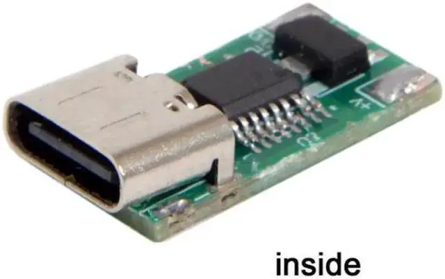 Alt view image 3 of 7 - UC-100-1145MM USB 3.1 Type C USB-C to Rectangle 11.0*4.5mm Power Plug PD Emulator Trigger Charge Cable for ThinkPad X1 Carbon