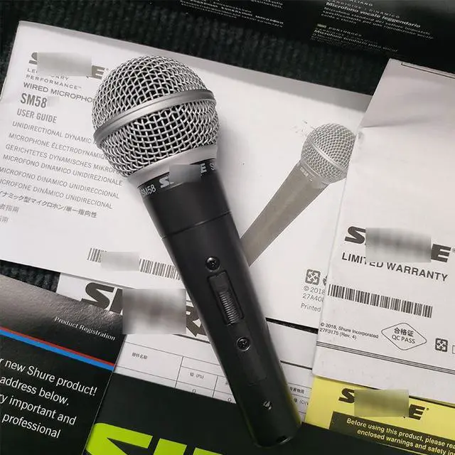 Alt view image 5 of 5 - trade wired dynamic coll sM58s microphone for KTV stage performance and live streaming. SM58LC professionalandheld microphone.