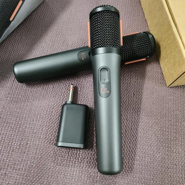Alt view image 5 of 5 - WIRELESS MICROPHONE - One-to-two wireless microphone PartyBox audio microphone