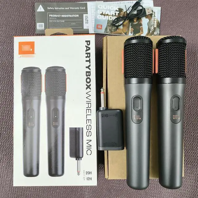 Alt view image 3 of 5 - WIRELESS MICROPHONE - One-to-two wireless microphone PartyBox audio microphone