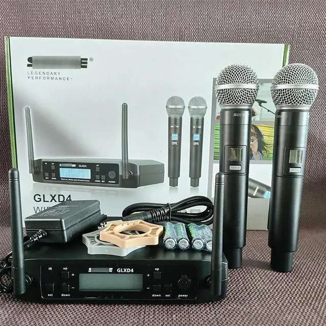 Main image of GLXD4-one-to-two SM58 stage singing Beta58A FM U-band microphone