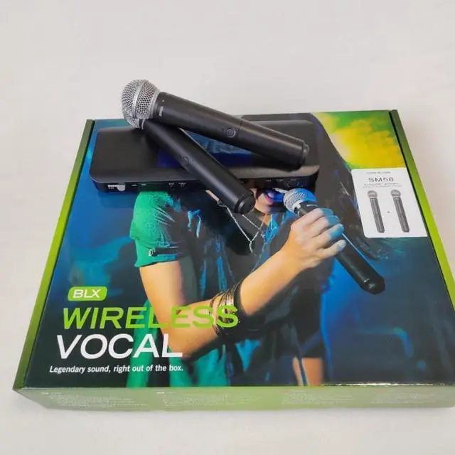 Alt view image 3 of 5 - BLX288/BETA58A SM58 PG58 Wireless Microphone-Two-in-One stage Performance Dynamic Microphone Beta 58A handheld