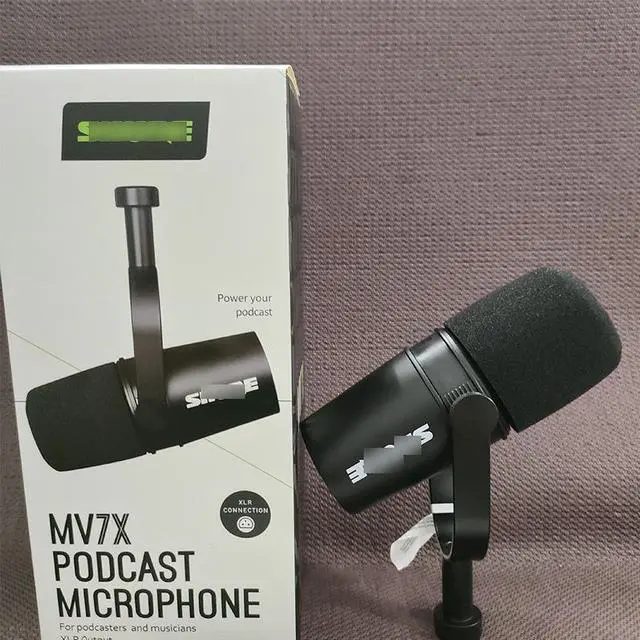 Alt view image 5 of 5 - MV7x wired microphone,live-streaming host computer,game commentary recording, voice-over dynamic microphone