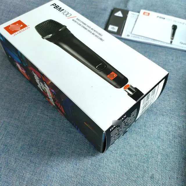 Alt view image 2 of 5 - PBM100 wired dynamic microphone for home singing, ive streaming, recording, handle-mounted audio amplifier, poweramplifier,microphone