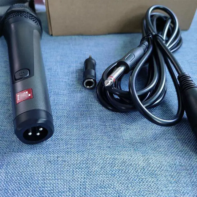 Alt view image 5 of 5 - PBM100 wired dynamic microphone for home singing, ive streaming, recording, handle-mounted audio amplifier, poweramplifier,microphone