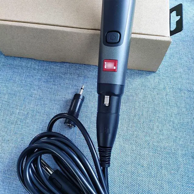Alt view image 3 of 5 - PBM100 wired dynamic microphone for home singing, ive streaming, recording, handle-mounted audio amplifier, poweramplifier,microphone