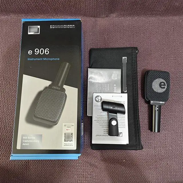 Alt view image 3 of 5 - E906 wired dynamic microphone for drum kit and marching drum,instrument pickup microphone,stage perfomance equipment