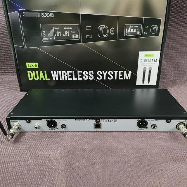 Alt view image 3 of 5 - SLXD24D dual-microphone with wireless function SM58 stage performance Beta58A handheld microphone