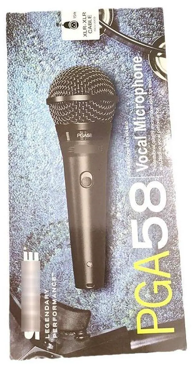 Alt view image 2 of 5 - PGA58 XLR wired microphone, stage performance, singing, speaking, handheld moving-coil microphone