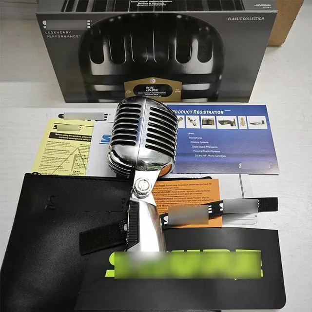 Alt view image 2 of 5 - 55SH wired dynamic microphone for stage performances, karaoke, professional export vintage microphone