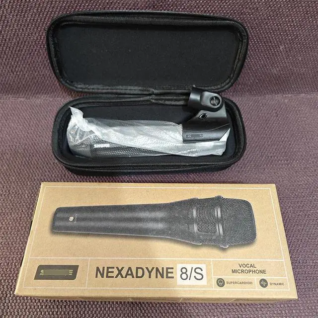 Alt view image 2 of 5 - NXN8S wired microphone, KTV singing live streaming stage karaoke dynamic diaphragm microphone.
Nexadyne