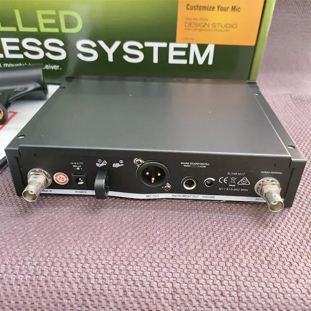 Alt view image 5 of 5 - BLX24R SM Beta58A wireless microphone for stage live performance, handheld dynamic microphone