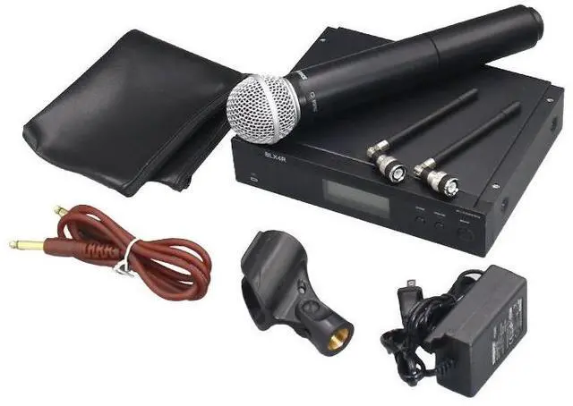 Alt view image 5 of 5 - BLX24R SM58 Beta58A wireless microphone for stage performances, singing, dynamic microphone