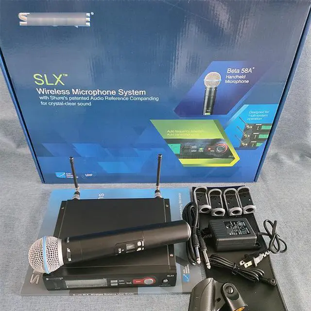 Main image of SLX4 one-to-one wireless microphone Beta 58A for stage singing with SM58 microphone