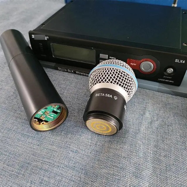 Alt view image 4 of 5 - SLX4 one-to-one wireless microphone Beta 58A for stage singing with SM58 microphone