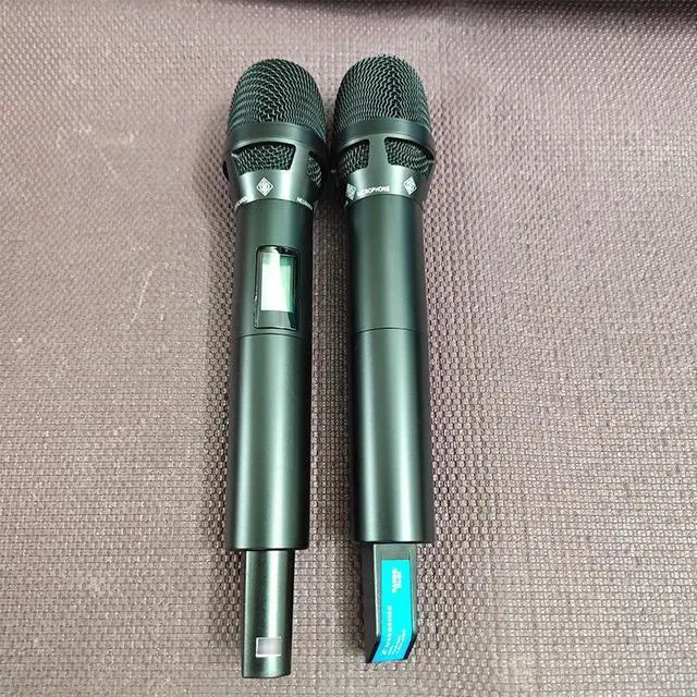 Alt view image 4 of 5 - SKM9 wireless microphone- one unit can serve two users, true diersityforstage performances, singing, weddingceremonies,andhosting.Microphone