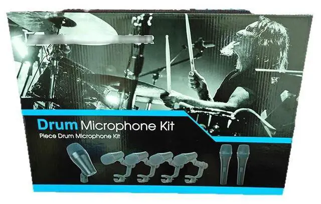 Alt view image 3 of 5 - Durm Microphone Kit- Wired microphone for drum instruments,suitableformusic ensemble performances