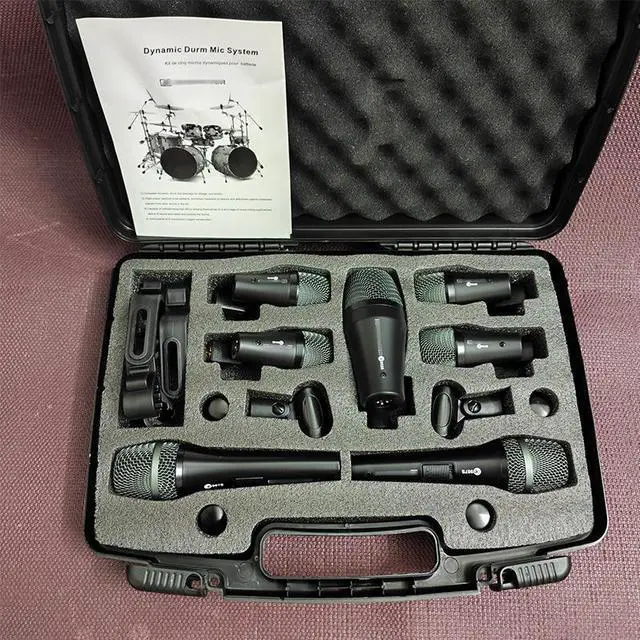 Alt view image 2 of 5 - Durm Microphone Kit- Wired microphone for drum instruments,suitableformusic ensemble performances