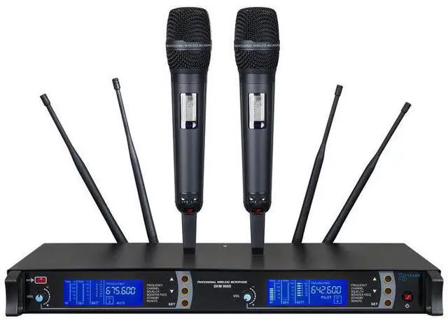Main image of 75th anniversary SMK9000 wireless microphone75 YEARs stage performance singing one microphone fortwo speakers