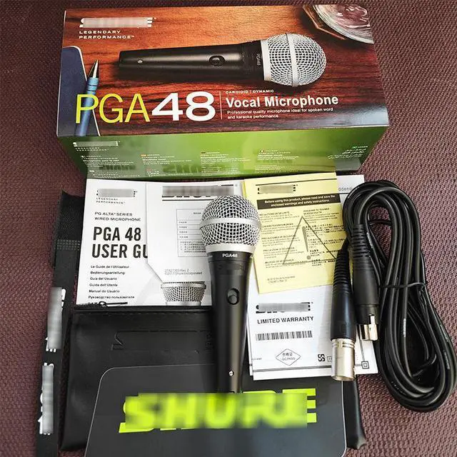 Alt view image 2 of 5 - PGA48 wired moving;coil microphone,suitable forstage performances, karaoke,hosting live broadcasts,and professionalmicrophones.