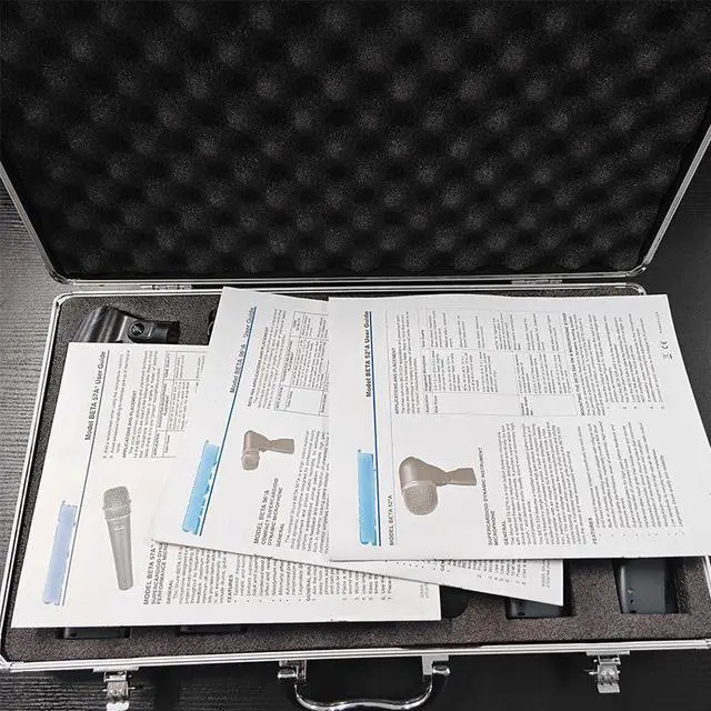 Alt view image 5 of 5 - drum sound pickup microphone set BETA DMK7 microphone 52A stage performance 57A instrument microphone