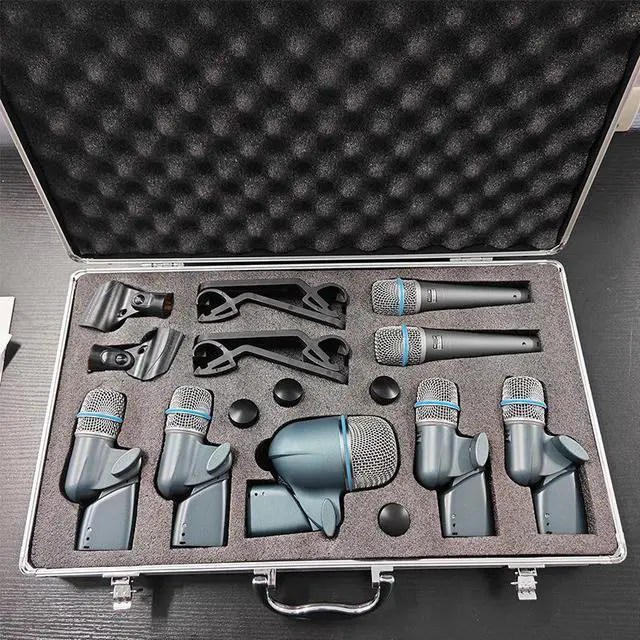 Main image of drum sound pickup microphone set BETA DMK7 microphone 52A stage performance 57A instrument microphone