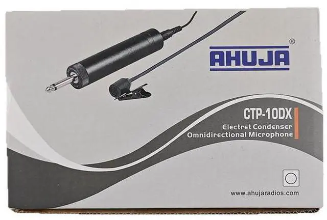Alt view image 5 of 5 - AHUJA CTP-10DX wired lapel microphone for stringed instruments - violin, saxophone, and cello pickup