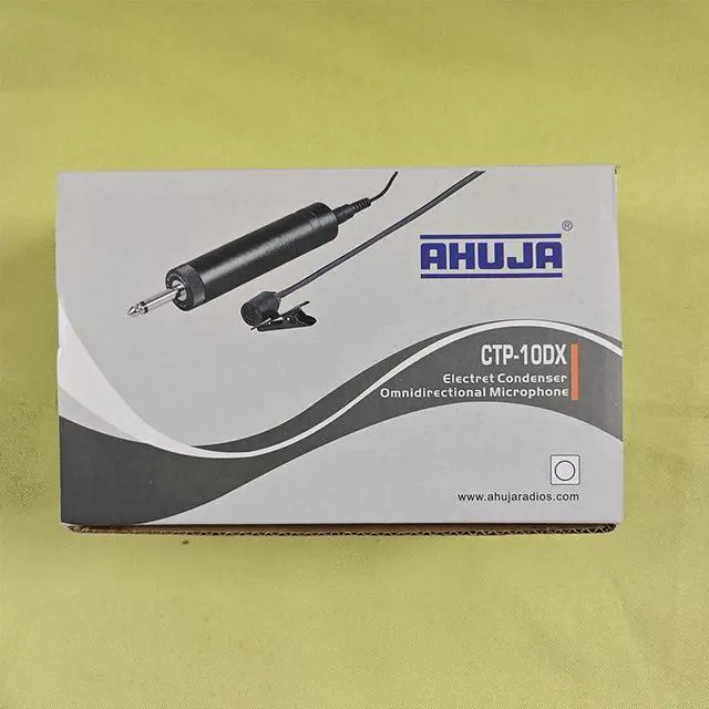 Alt view image 3 of 5 - AHUJA CTP-10DX wired lapel microphone for stringed instruments - violin, saxophone, and cello pickup