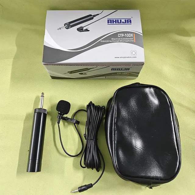 Main image of AHUJA CTP-10DX wired lapel microphone for stringed instruments - violin, saxophone, and cello pickup
