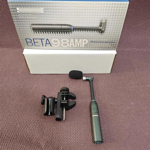 Alt view image 4 of 5 - Beta 98AMP wired condenser microphone fordrum use forpercusion instrumentsound pickup and performance forexport use microphone