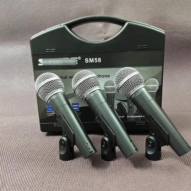 Main image of SM58s microphone portable case set for stage performances SM58LC professional wired dynamic microphone