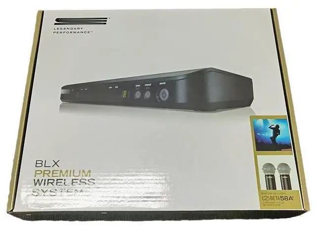 Alt view image 3 of 5 - BLX288/BETA58A SM58 wireless microphone- one-to-two stage peformance dynamic microphone