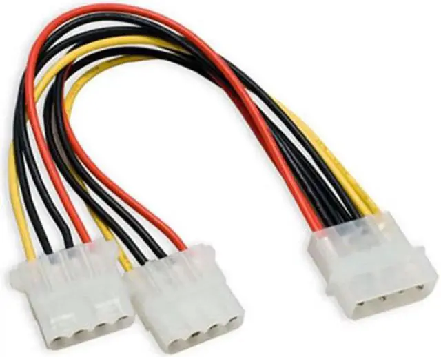 Main image of IDE 4p to dual IDE Y Splitter 10cm hard disk Power supply Extension Cable SA-057