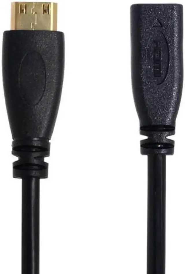 Main image of HD-077 Type D Micro HDMI v1.4 Socket Female to Type C Mini HDMI Male Convertor Adapter Cable 20cm