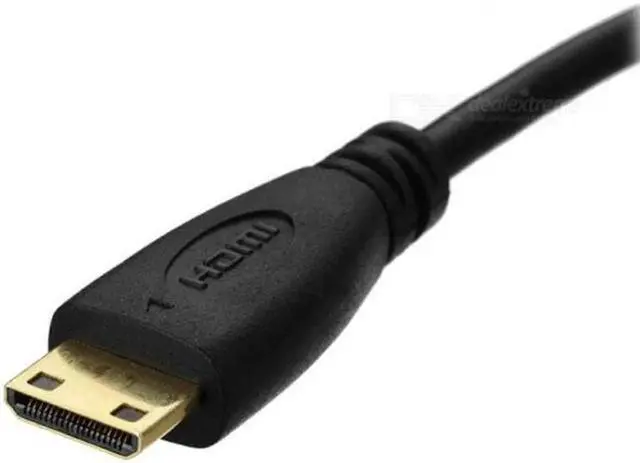 Alt view image 3 of 7 - HD-077 Type D Micro HDMI v1.4 Socket Female to Type C Mini HDMI Male Convertor Adapter Cable 20cm