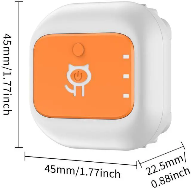 Alt view image 3 of 7 - G0lPetTrackingLocator-IP66Waterproof LocatorforCats and Dogs, withContactCharging Ultra-longBattery Life, GPs Anti-loss Device