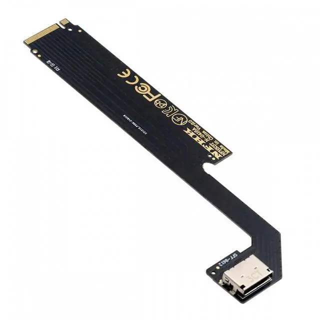 Main image of PCI-E 4.0 M.2 M-key to Oculink SFF-8612 SFF-8611 Host Adapter for 2024 ThinkBook 16+ AMD8845 External Graphics Card & SSD