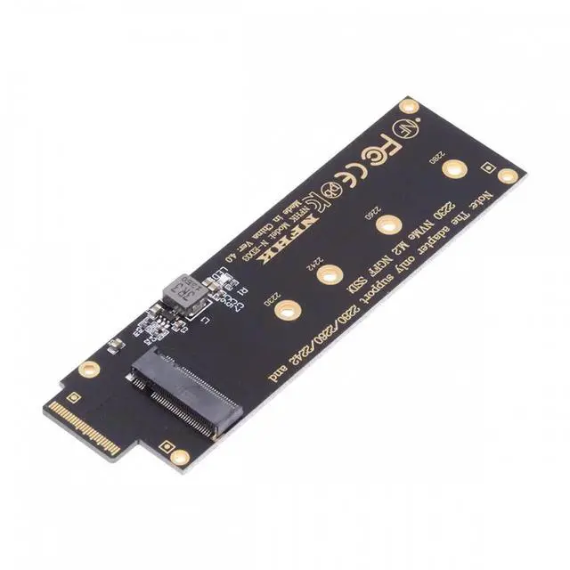 Alt view image 4 of 7 - NVMe NGFF M-key 4X to PCI-E Ruler 1U GEN-Z EDSFF Short SSD E1.S Host Carrier Adapter