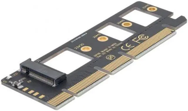 Main image of SA-001-BK-OD NGFF M-key NVME M.2 SSD to PCI-E Express 3.0 16x X4 Adapter without Bracket