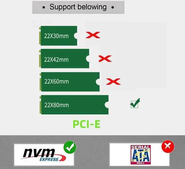 Alt view image 7 of 7 - NVME M-Key 22x30mm to 22x80mm Angled Extension SSD Upgrade Adapter Compatible with ROG Ally Gaming