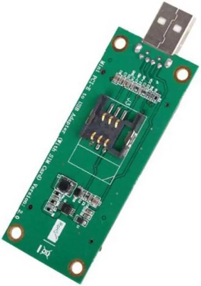 Alt view image 4 of 7 - EP-042 Mini PCI-E Wireless WWAN to USB Adapter Card with SIM Card Slot Module Testing Tools