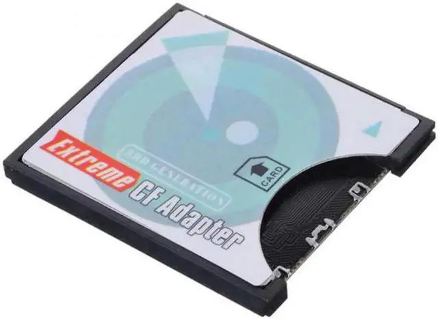 Alt view image 5 of 7 - EP-025 Camera SD SDHC SDXC to High-Speed Extreme Compact Flash CF Type I Memory Card Adapter