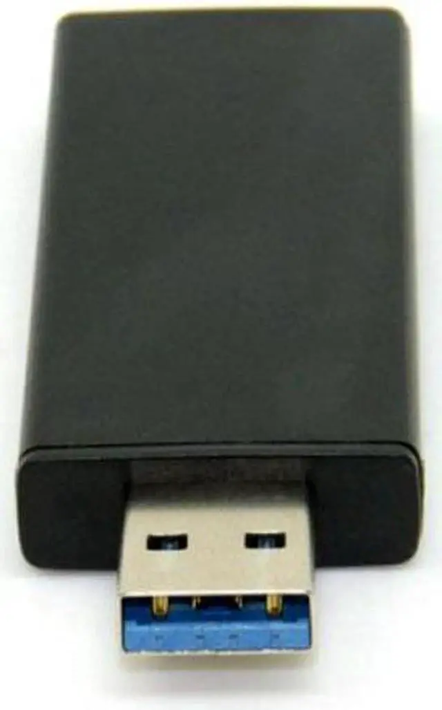 Alt view image 5 of 7 - U3-073 42mm NGFF M2 SSD to USB 3.0 External PCBA Conveter Adapter Card Flash Disk Type with Black Case