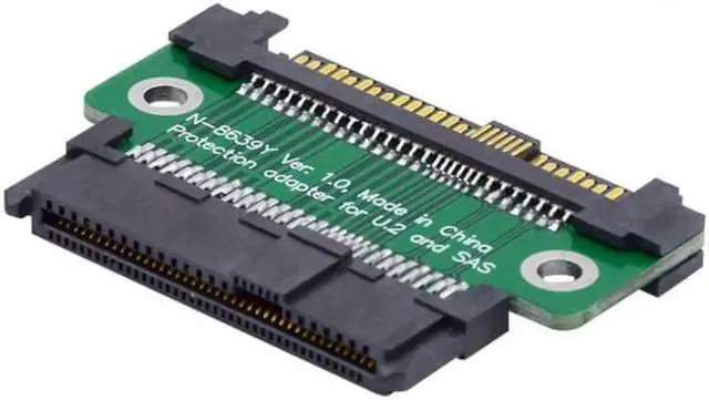 Alt view image 7 of 7 - SF-027 U.2 U2 SFF-8639 NVME PCIe 4.0 SSD Adapter Male to Female Extension 68pin PCI Express PCBA