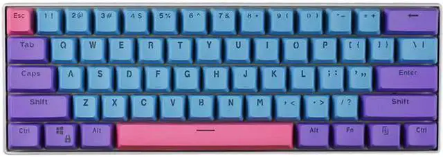 Main image of 61 Key Layout OEM Profile PBT Thick Keycaps for 60% Mechanical Keyboard for RK61,GANSS ALT61,IKBC poker, Anne PRO,GH60, iqunix f60 Joker