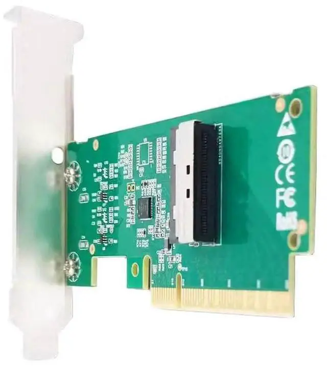 Alt view image 3 of 7 - PCIE5.0 PCI-Express 8x to MCIO 8i Mini Cool Edge IO SFF-TA-1016 VROC Adapter for Mainboard SSD Graphics Card