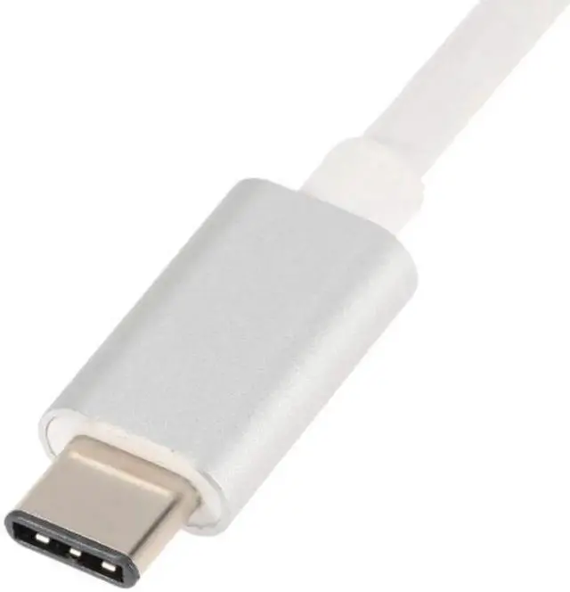 Alt view image 5 of 7 - USB-C USB 3.1 Type C to Mini DisplayPort DP 1080p HDTV Adapter Cable with Silver Case for Laptop Macbook